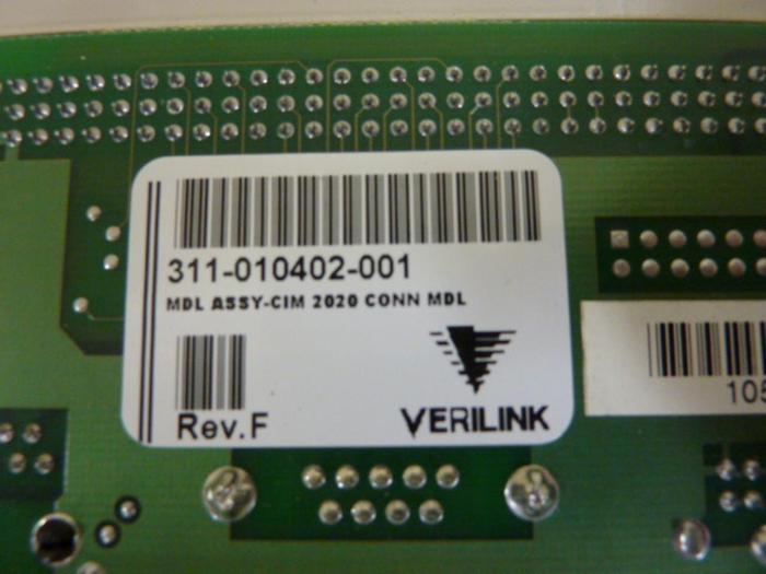 Used VERILINK Circuit Board CIM 2020 SI #55677