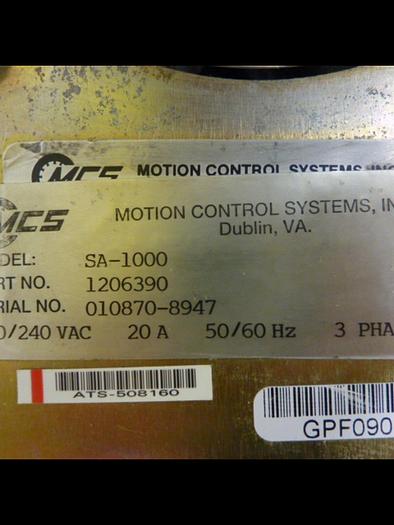 Used MCS Servo Amplifier SA-1000 #56267