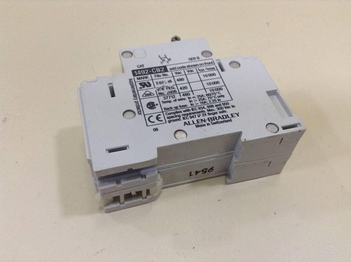 Used ALLEN BRADLEY 20 Amp Circuit Breaker 1492-CB2/G200 SER B #79638