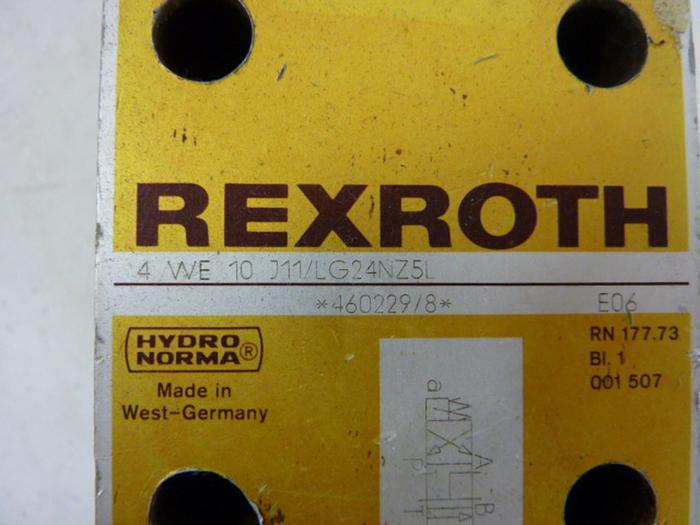 Used REXROTH Valve 4WE10J11LG24NZ5L Used