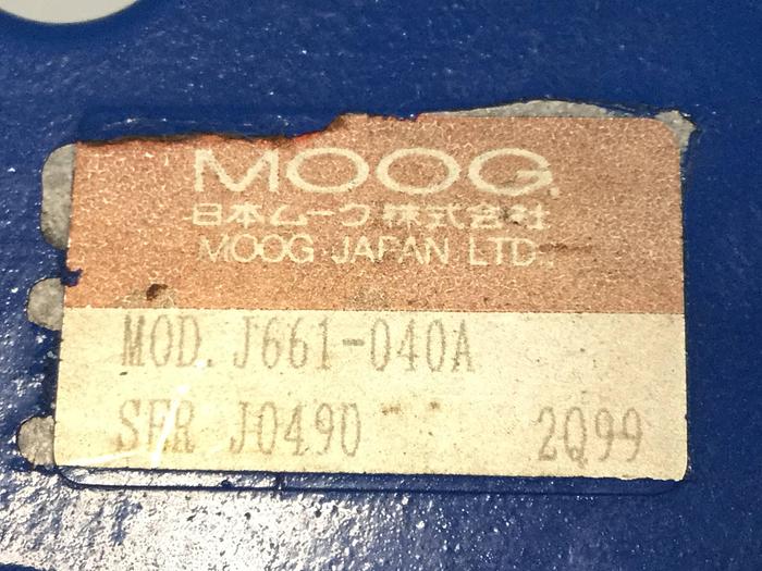 Used MOOG Servo Valve J661-040A #95827