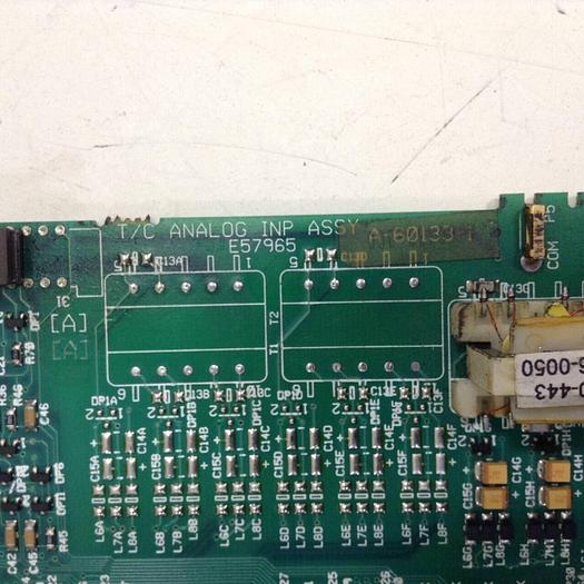 Used BARBER COLMAN Analog Input PC Board A-60133-1 #73263
