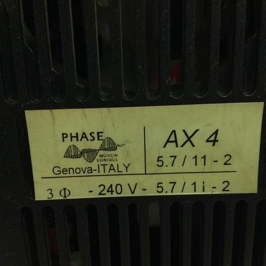 Used PHASE MOTION CONTROL Brushless Motor Control AX4 AX-4 USED