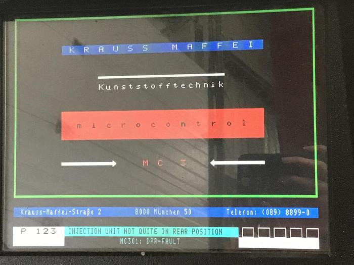Used KRAUSS MAFFEI Display Panel TFT300 Used