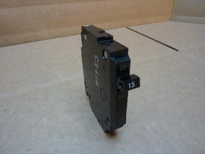 Used GENERAL ELECTRIC / GE 15 Amp Circuit Breaker TQP115 #27755