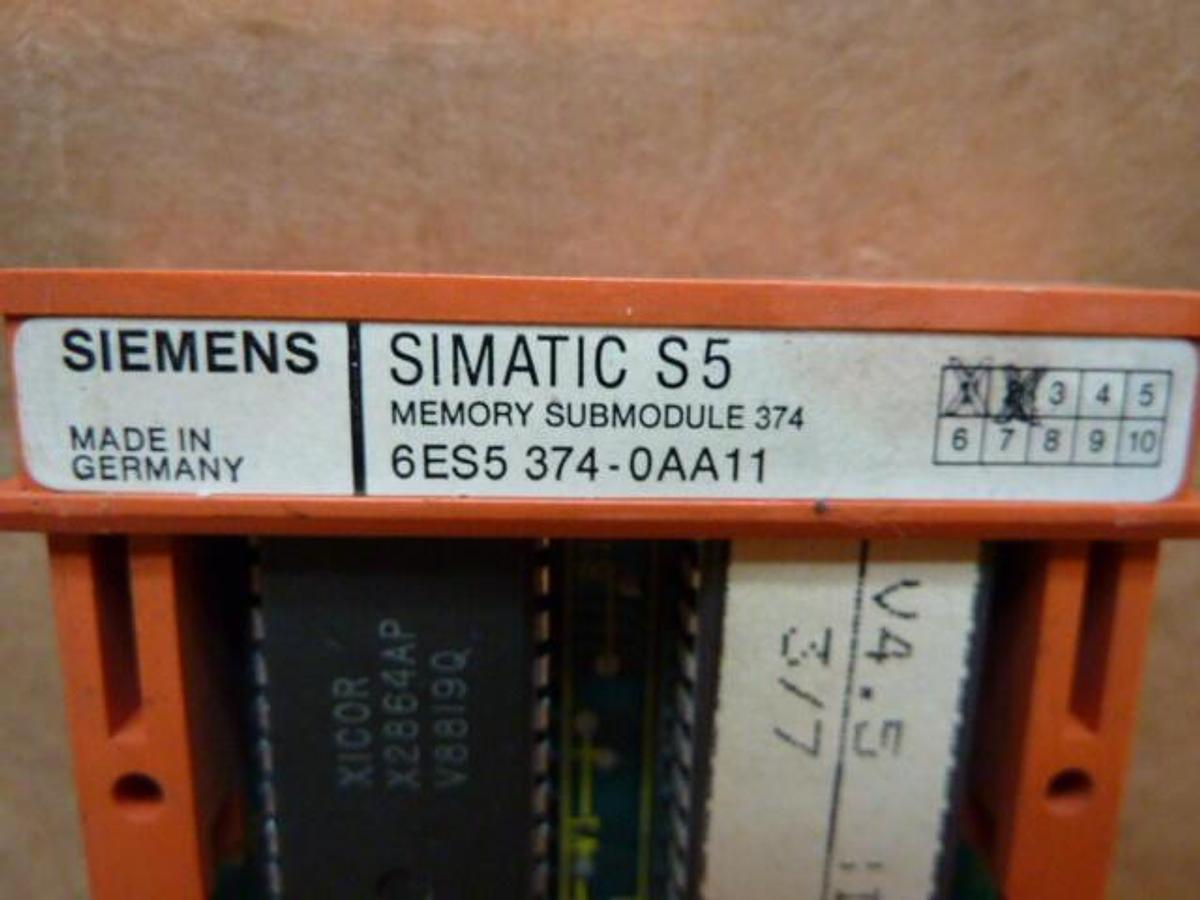 Used SIEMENS Memory Submodule 6ES5 374-0AA11 Used