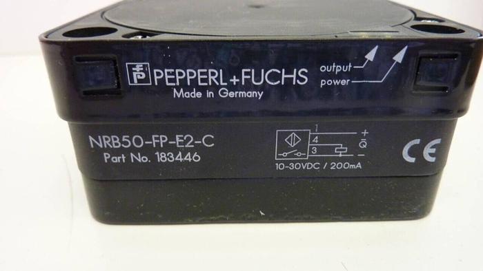 PEPPERL & FUCHS Inductive Sensor NRB50-FP-E2-C #8746