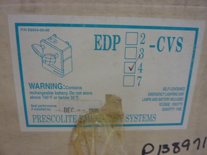 PRESCOLITE Emergency Lighting Unit EDP4-CVS #56751