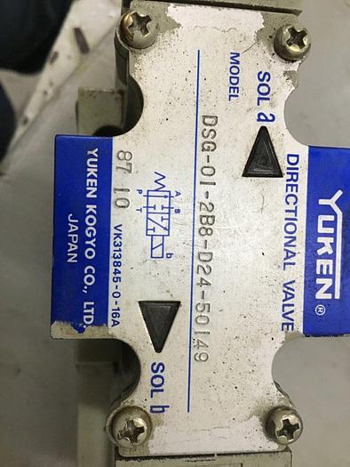 Used YUKEN Valve DSG-01-2B8-D24-50149 #141442