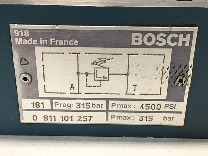Used BOSCH Valve 0 811 101 257 USED