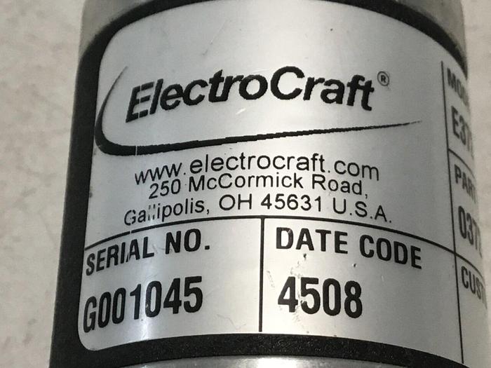 Used ELECTRO CRAFT DC Servo Motor E372  Used