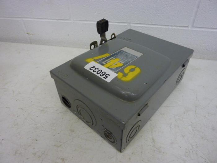 Used SQUARE D General Duty Safety Switch D322N #56032