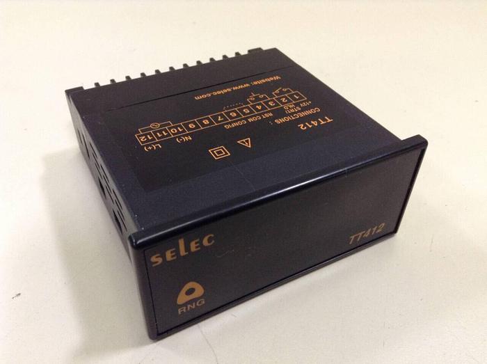 Used SELEC Totaliser Timer TT412 #86290