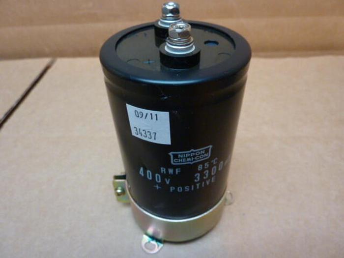 Used NIPPON CHEMICON Capacitor 3300 uF 17N808 #34337