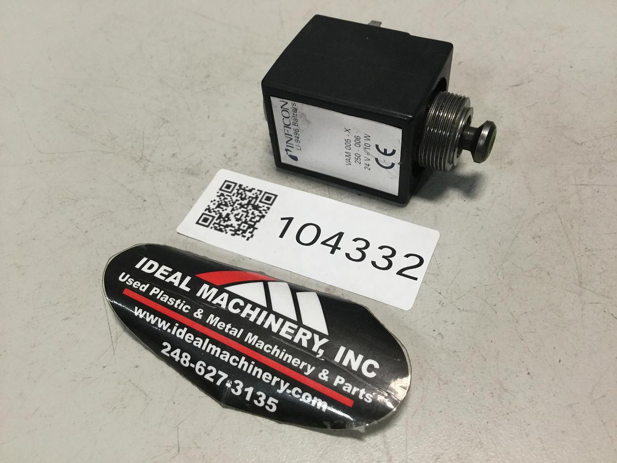 Used INFICON Solenoid Valve VAM005-X LI-9496 BALZERS USED