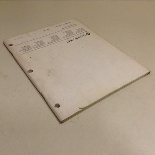 Used ALLEN BRADLEY Operation Manual 1300-5.4 #70867