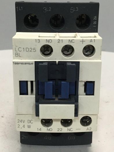 Used TELEMECANIQUE Contactor LC1D25BL #104970