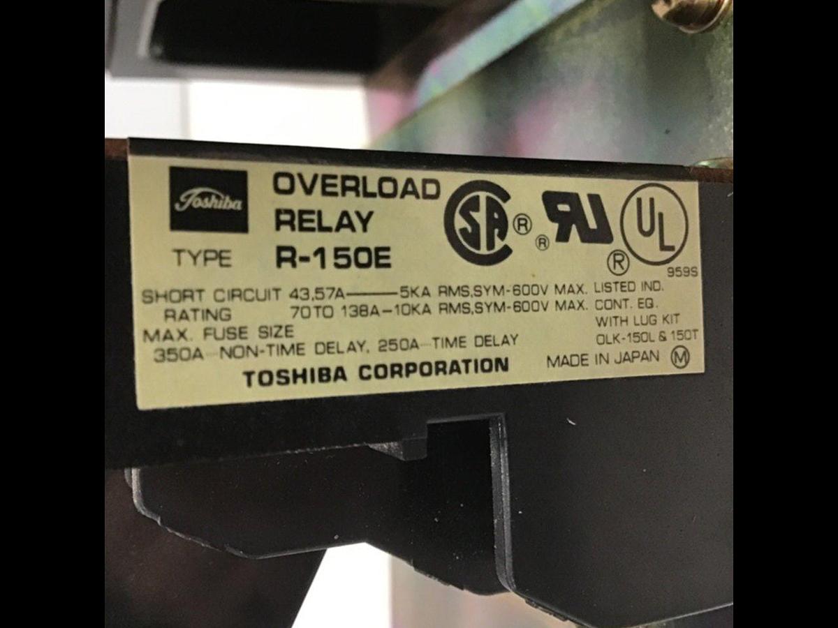 Used TOSHIBA Magnetic Contactor C-180E Used