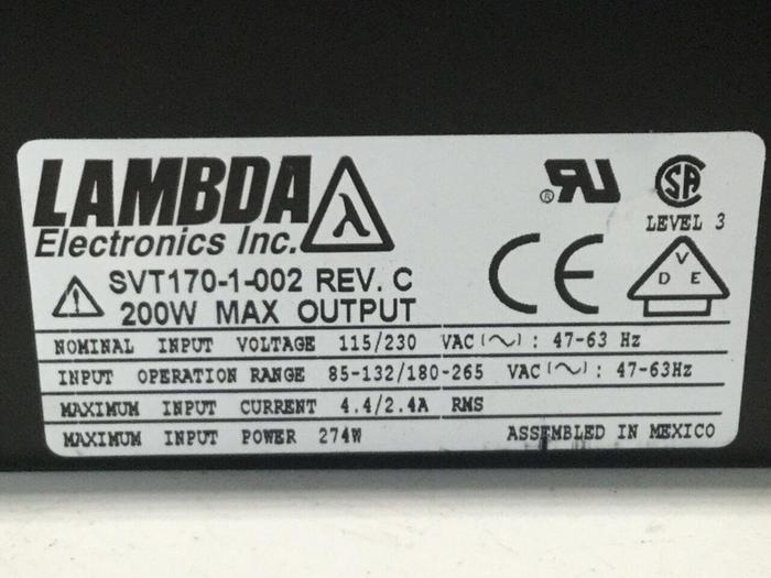 Used LAMBDA Power Supply SVT170-1-002 Used