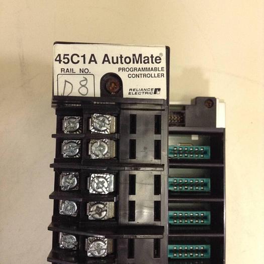 Used RELIANCE ELECTRIC Automate Digital I/O Rail 45C1A #71472