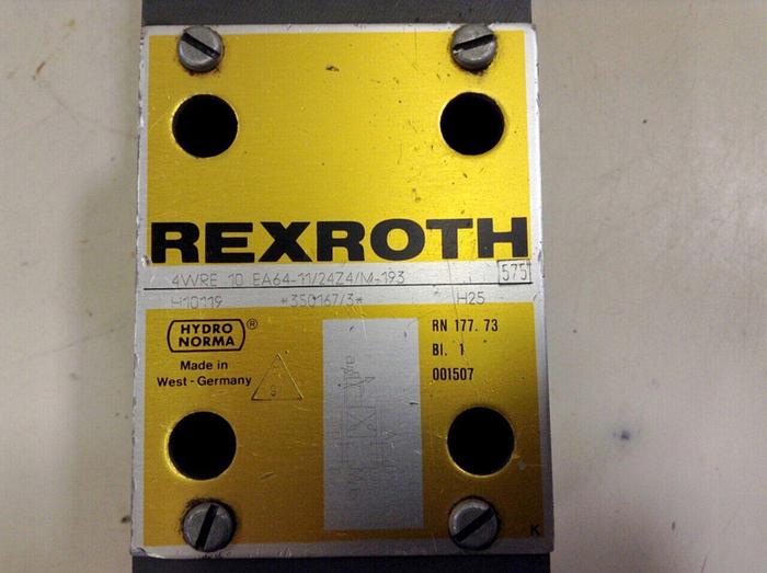 Used REXROTH Directional Valve 4WRE10EA64-11/24Z4/M-193 Used