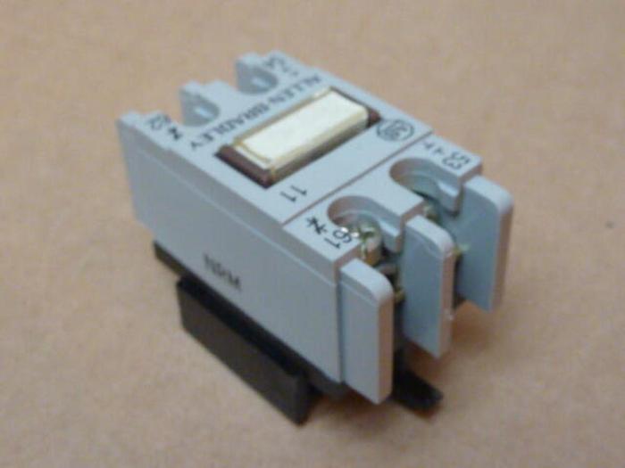 Used ALLEN BRADLEY Auxiliary Contact 195-FA11 SER A #79594