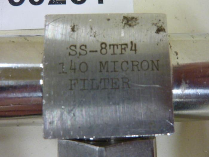 Used NUPRO CO Particulate Filter SS-8TF4 #60261