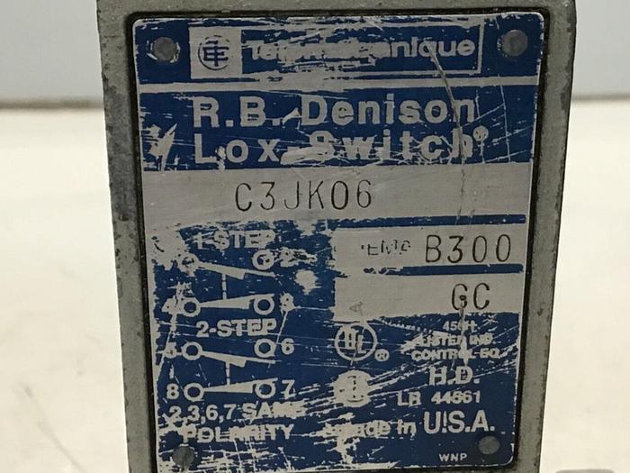 Used TELEMECANIQUE Limit Switch C3JK06 #121466