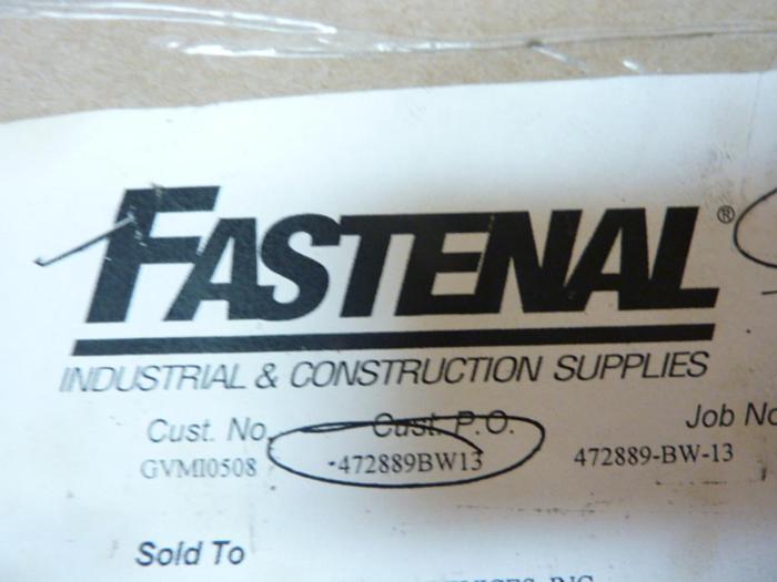 FASTENAL Carbon Steel Square Bar 1018 SQ 1/2 #40276 SCRAPPED / DNL