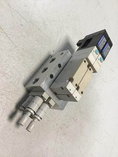 Used KOGANEI Manifold w/ Valve F10M2AJ #120893