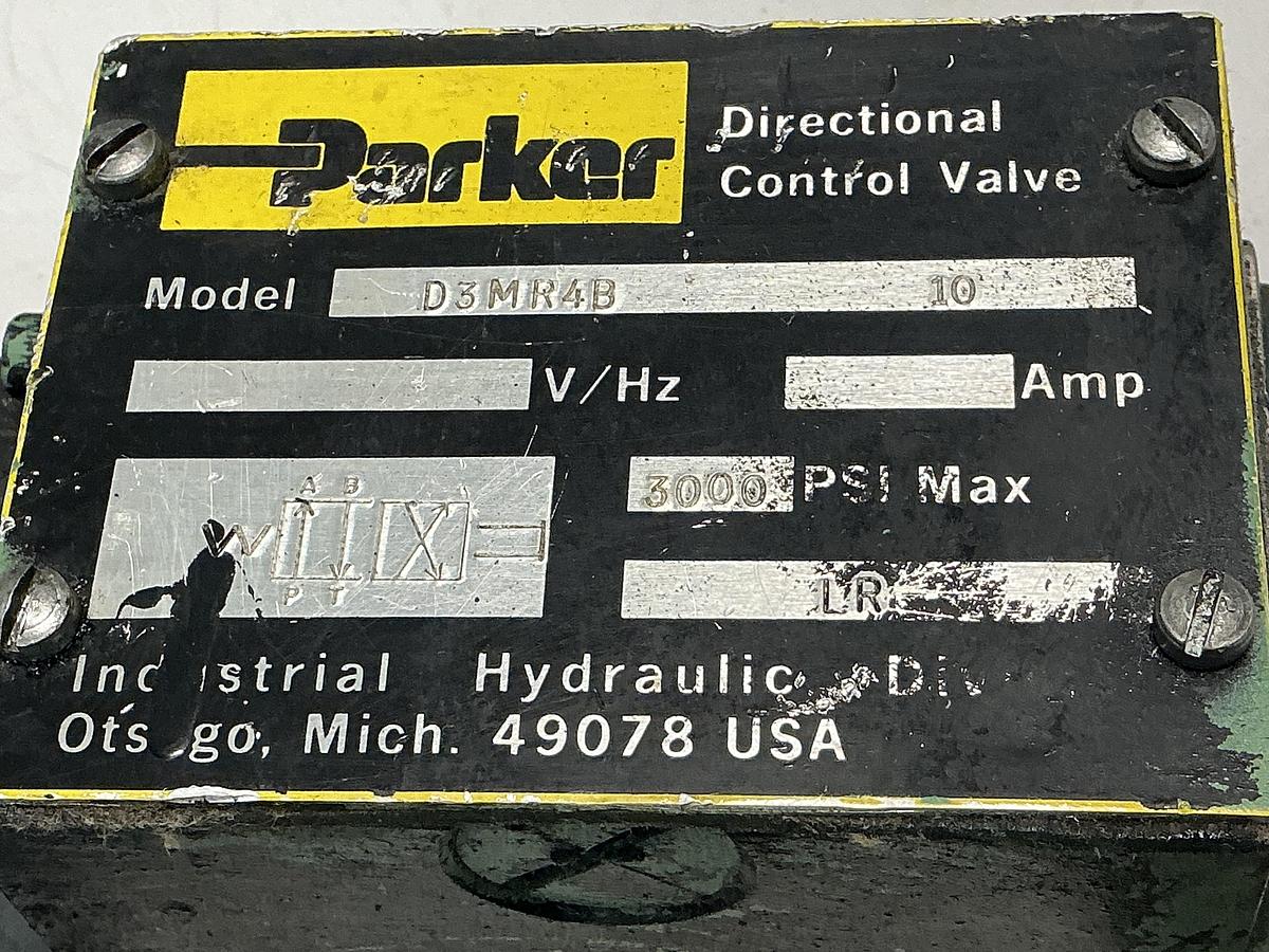 Used PARKER D3MR4B 10