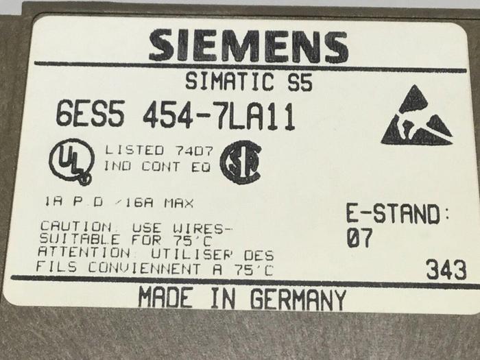 Used SIEMENS Digital Output 6ES5 454-7LA11 #110954