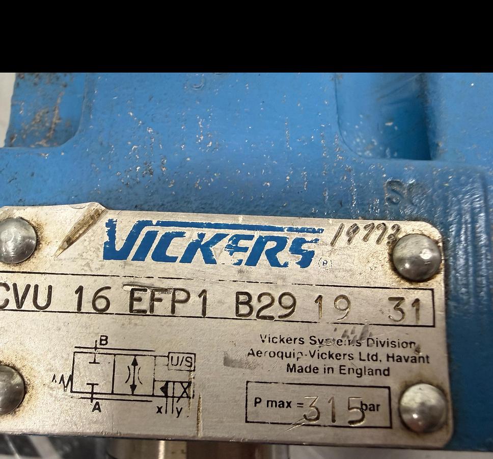 Used VICKERS CVU 16 EFP1 B29 19 31