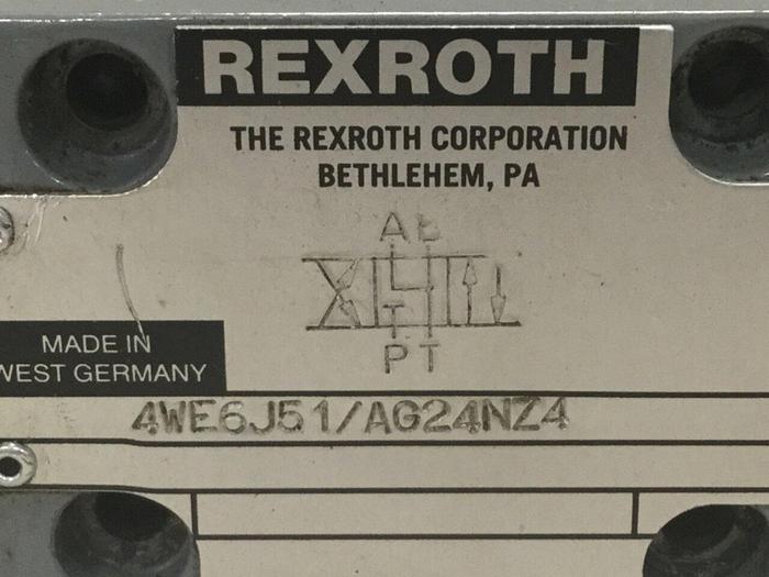 Used REXROTH Hyrdronorma Valve 4WE6J51AG24NZ4 #105255