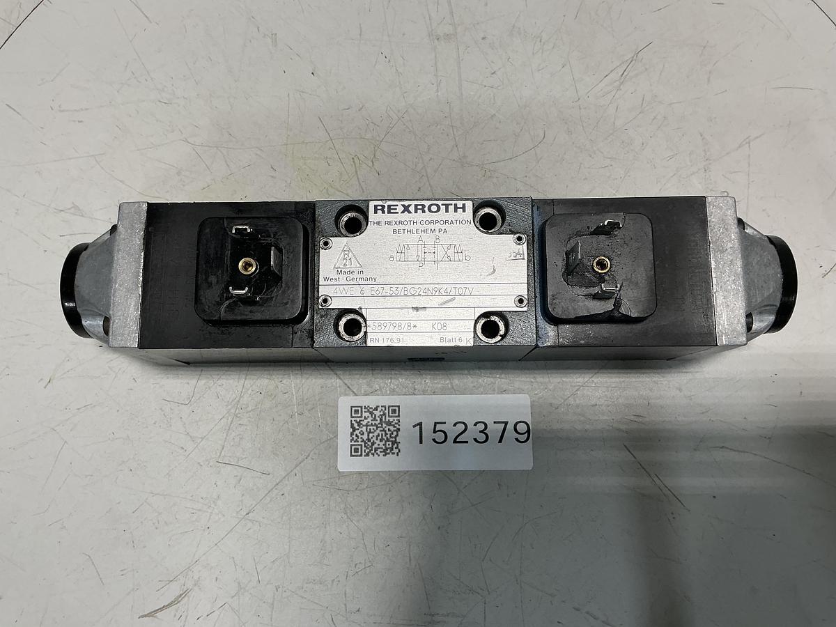 Used REXROTH 4WE 6 E67-53/BG24N9K4/T07V