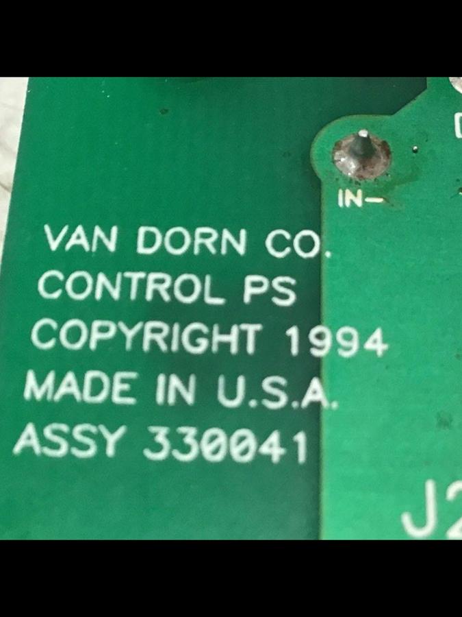 Used VAN DORN Circuit Board 330041 PC330-041 Used