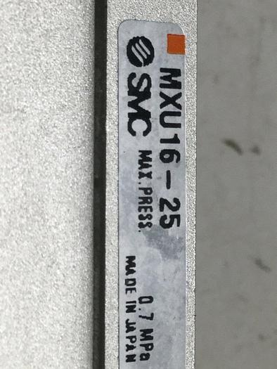 Used SMC Slide Cylinder MXU16-25-M9BL #107931