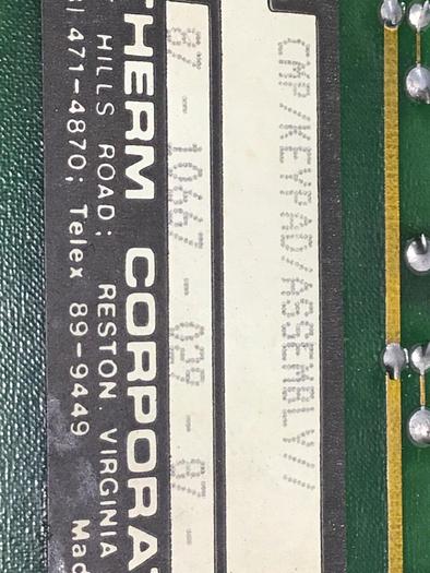 Used EUROTHERM CONTROLS Keypad I-525-0784 #129274