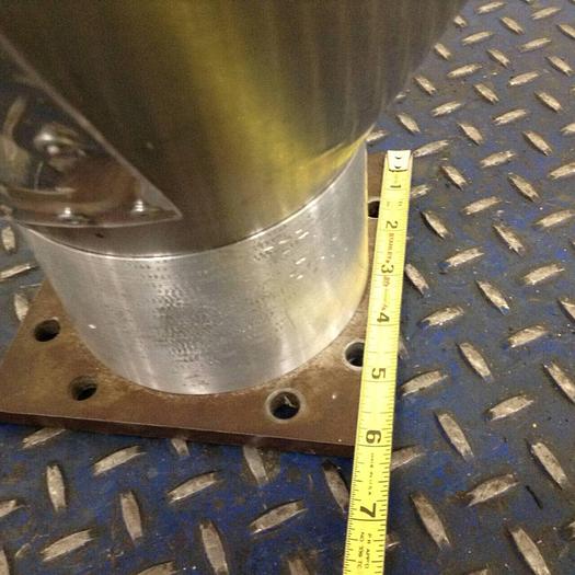 Used METAL FABRICATOR Stainless Steel Hopper HOPPER013 #82013