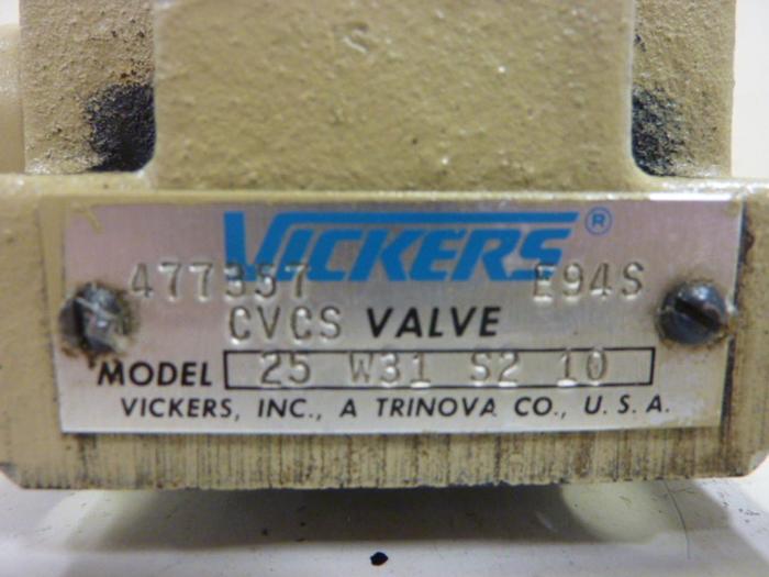 Used VICKERS Valve CVCS25W31S210 #61715