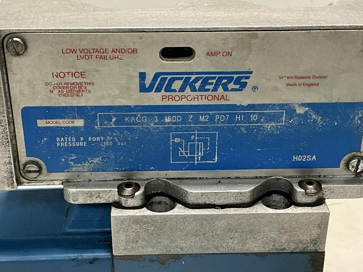 Used VICKERS KACG 3 160D Z M2 PD7 H1 10