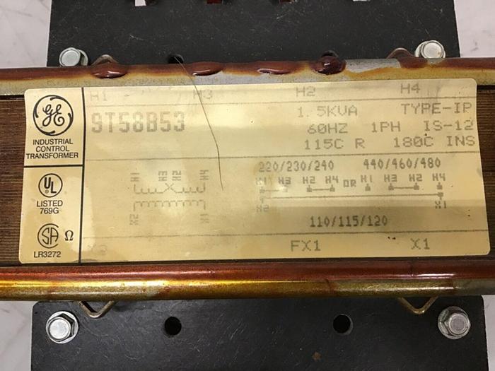 Used GENERAL ELECTRIC / GE 1.5 kVA Transformer 9T58B53 #134369