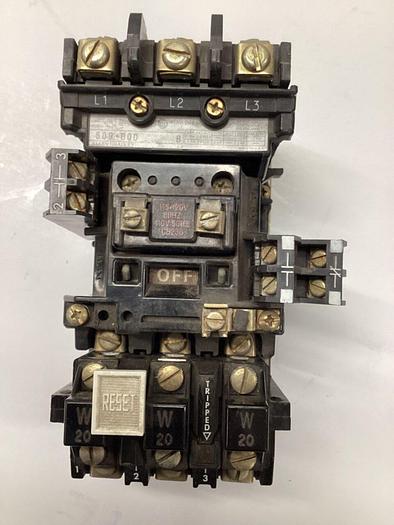 Used ALLEN BRADLEY Starter Size 1 509-BOD SER B W20 #32017
