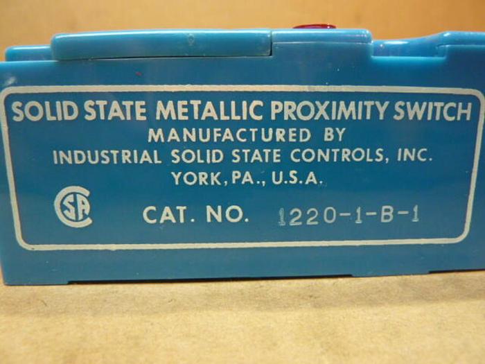 Used ISSC Proximity Switch 1220-1-B-1 #32453