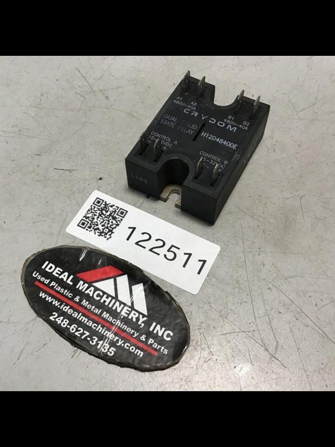 Used CRYDOM Dual Solid State Relay H12D4840DE USED