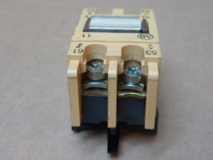 Used ALLEN BRADLEY Auxiliary Contact 195-FA11 SER A #79594