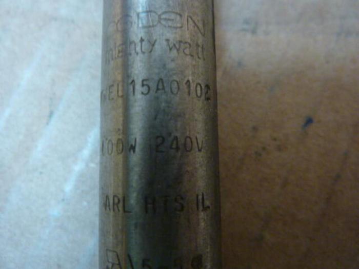 Used OGDEN Cartridge Heater MWEL15A0102 #26349