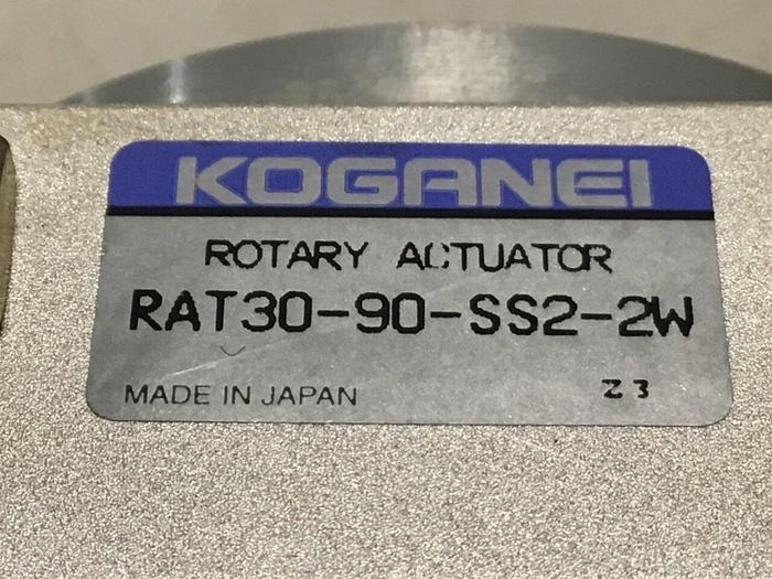 Used KOGANEI Rotary Actuator RAT30-90-SS2-2W #121013