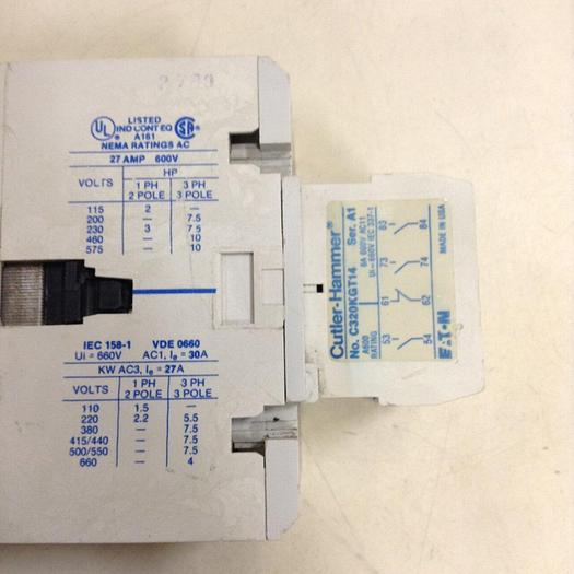 Used CUTLER HAMMER Contactor AN16DNO USED #82538