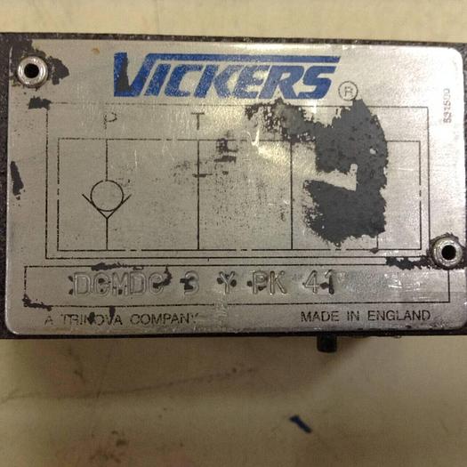 Used VICKERS Check Valve DGMDC 3 Y PK 41 #89209